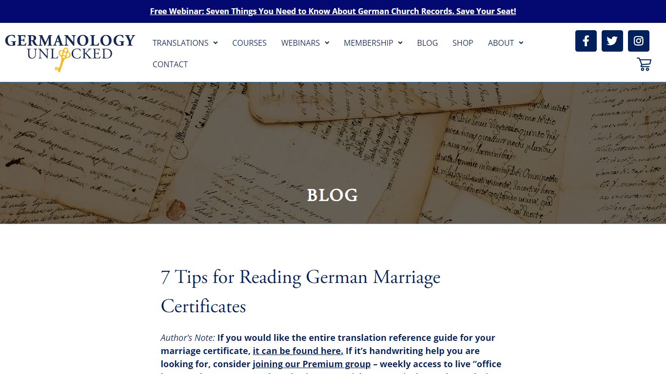 7 Tips for Reading German Marriage Certificates